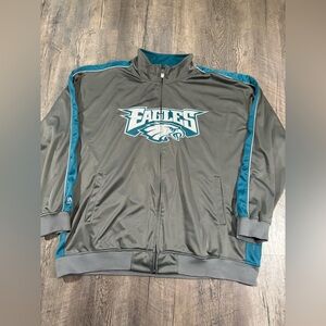 MAJESTIC Philadelphia Eagles Full Zip Athletic Jacket